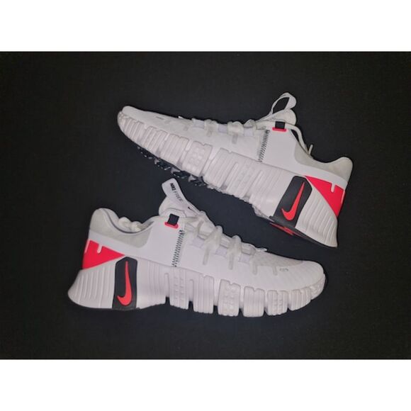Nike Free Metcon 5. White Bright Crimson. SIZE 11 - DV3949-100 main image 4